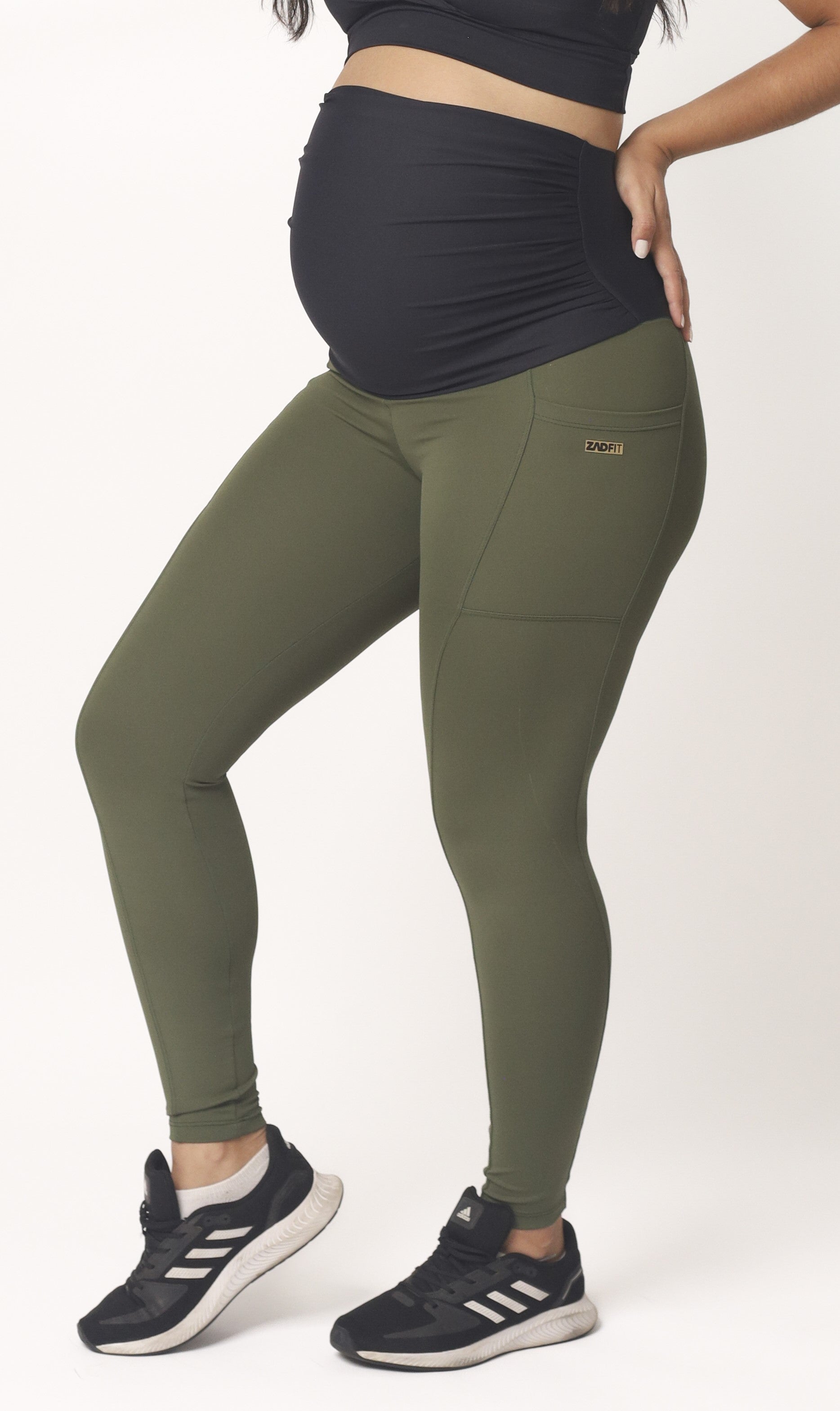 Legging Gestante Bolso Lateral