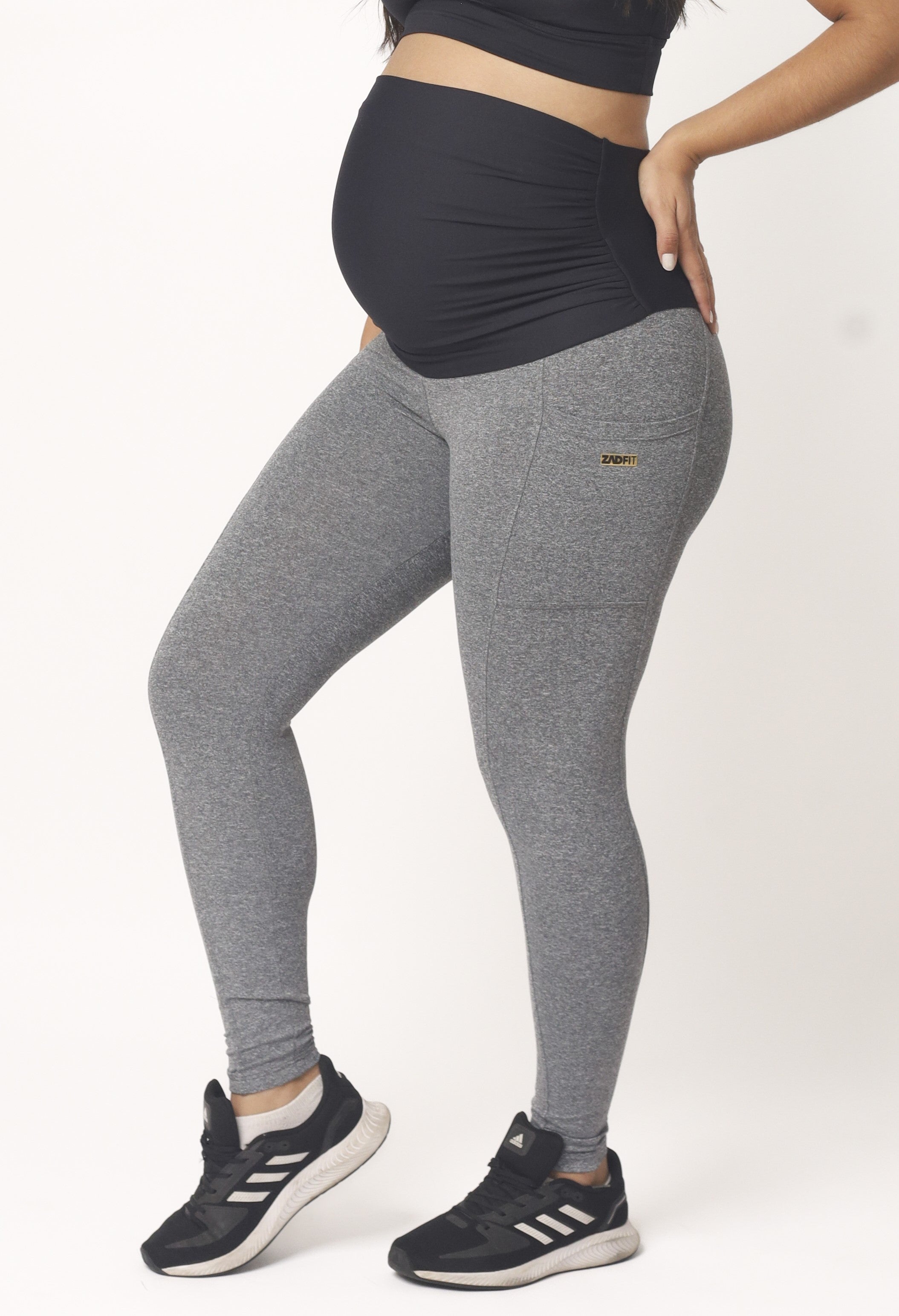 Legging Gestante Bolso Lateral