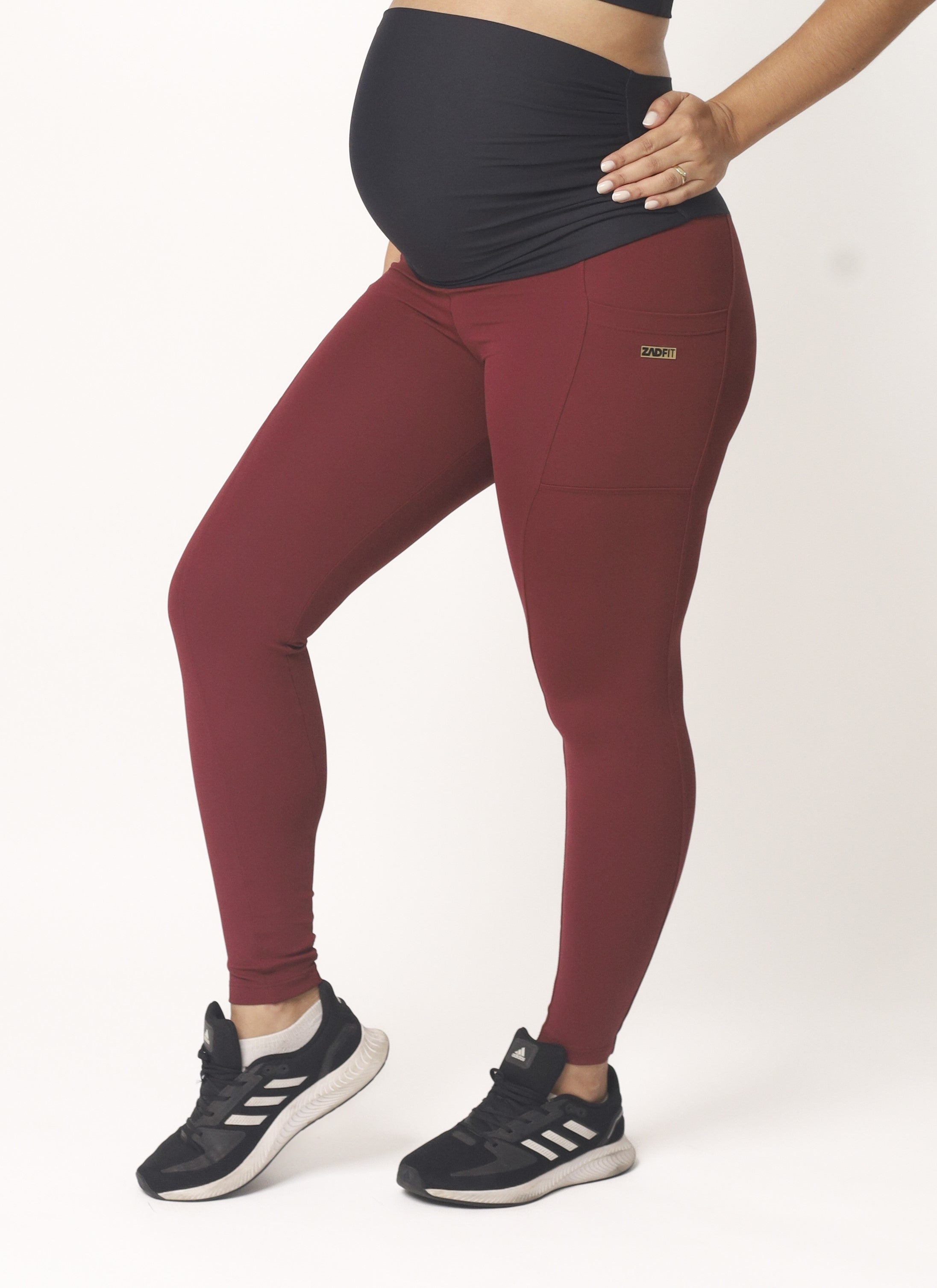 Legging Gestante Bolso Lateral