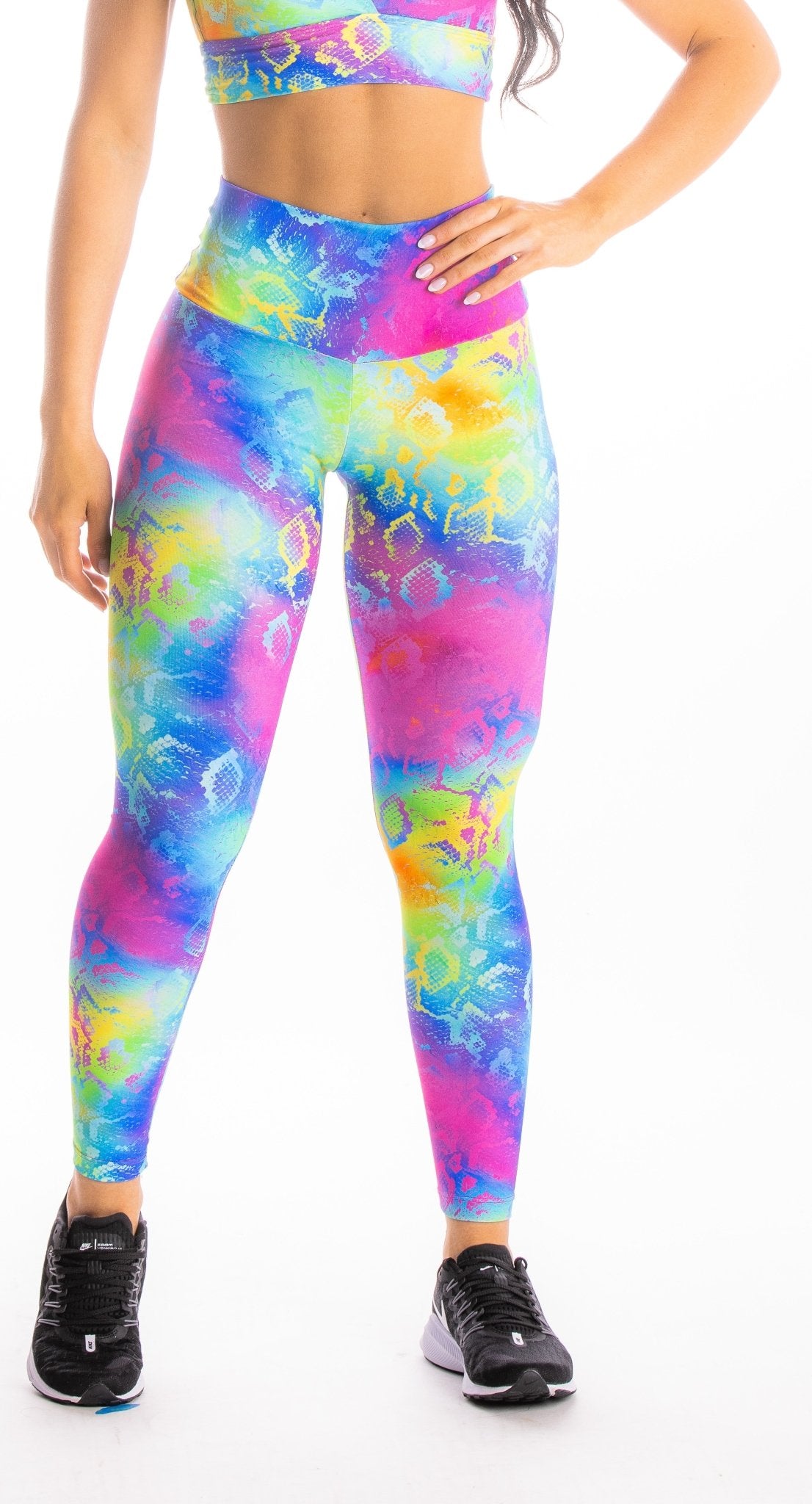 Legging Cintura Alta Cobra Colorida - ZADFIT