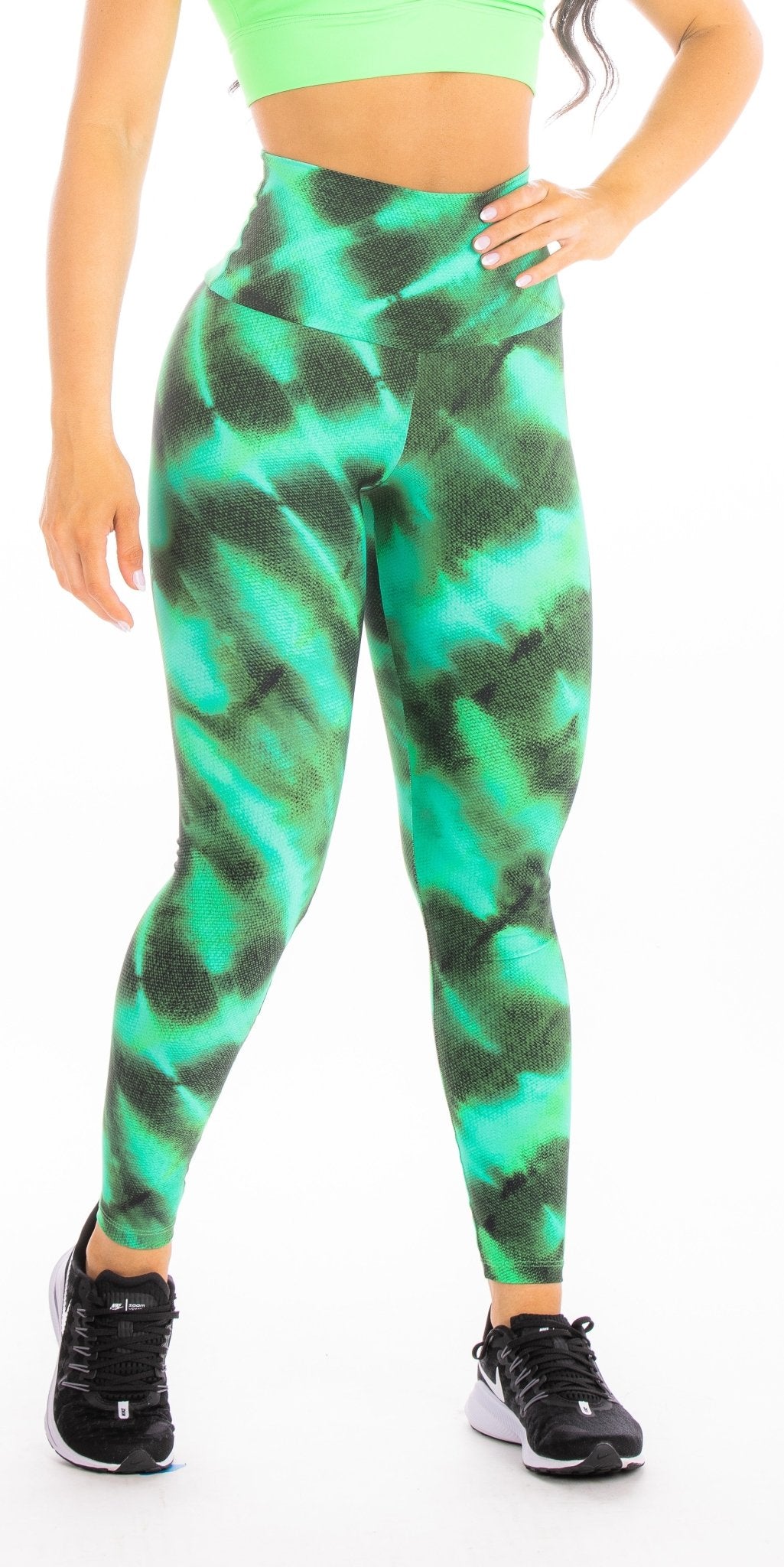 Legging Cintura Alta Cobra Verde - ZADFIT