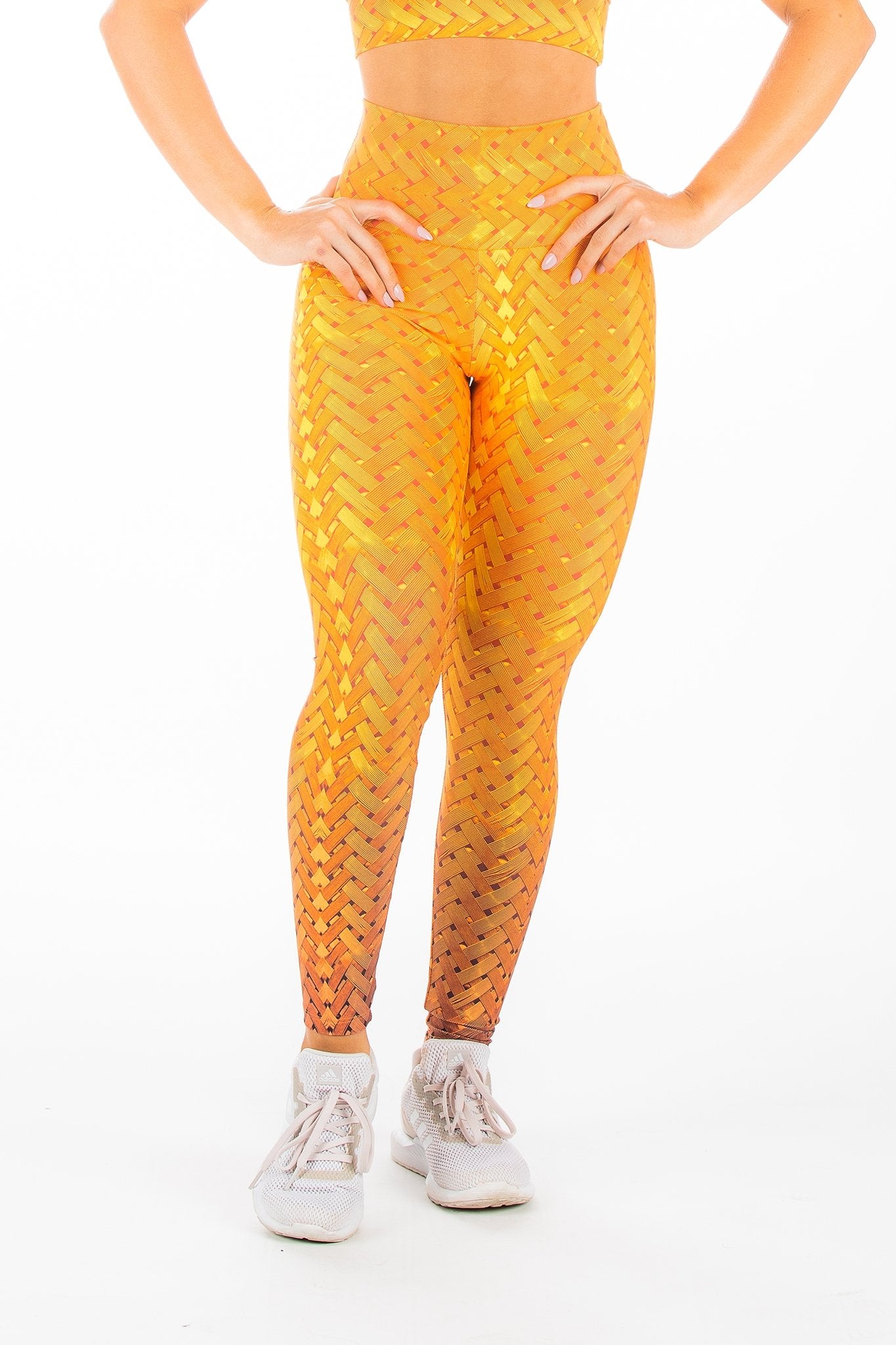 Legging Cintura Alta Degradê 3D Amarelo - ZADFIT