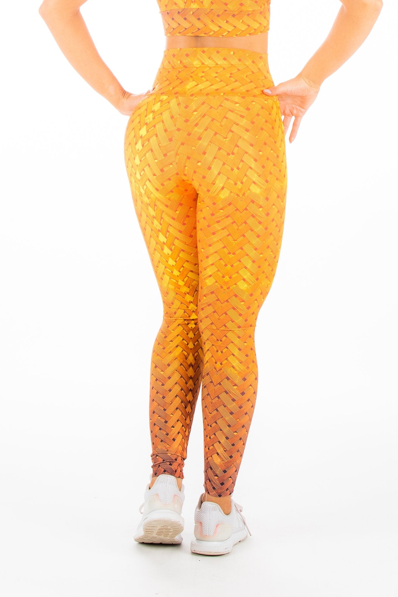 Legging Cintura Alta Degradê 3D Amarelo - ZADFIT