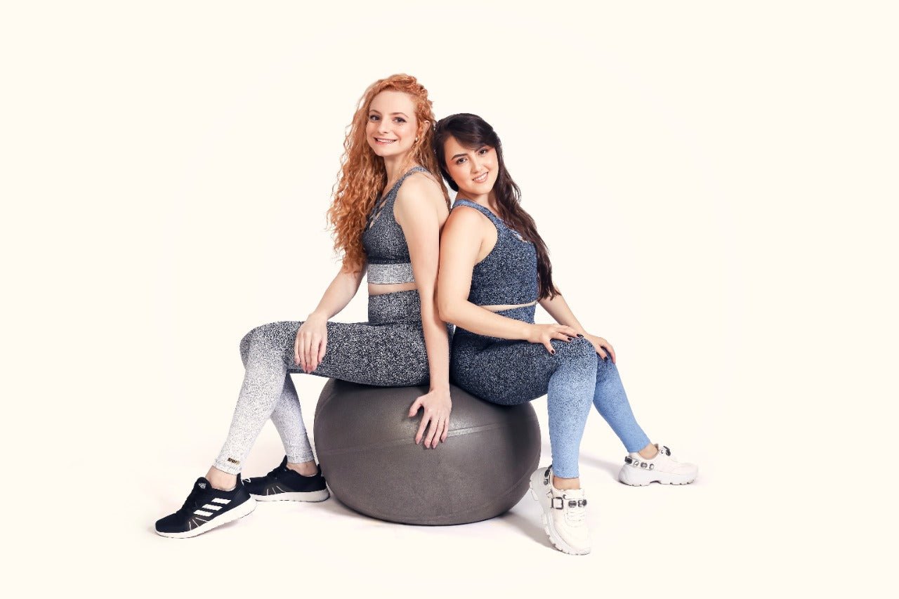 Legging Cintura Alta Degradê Preto/Azul - ZADFIT