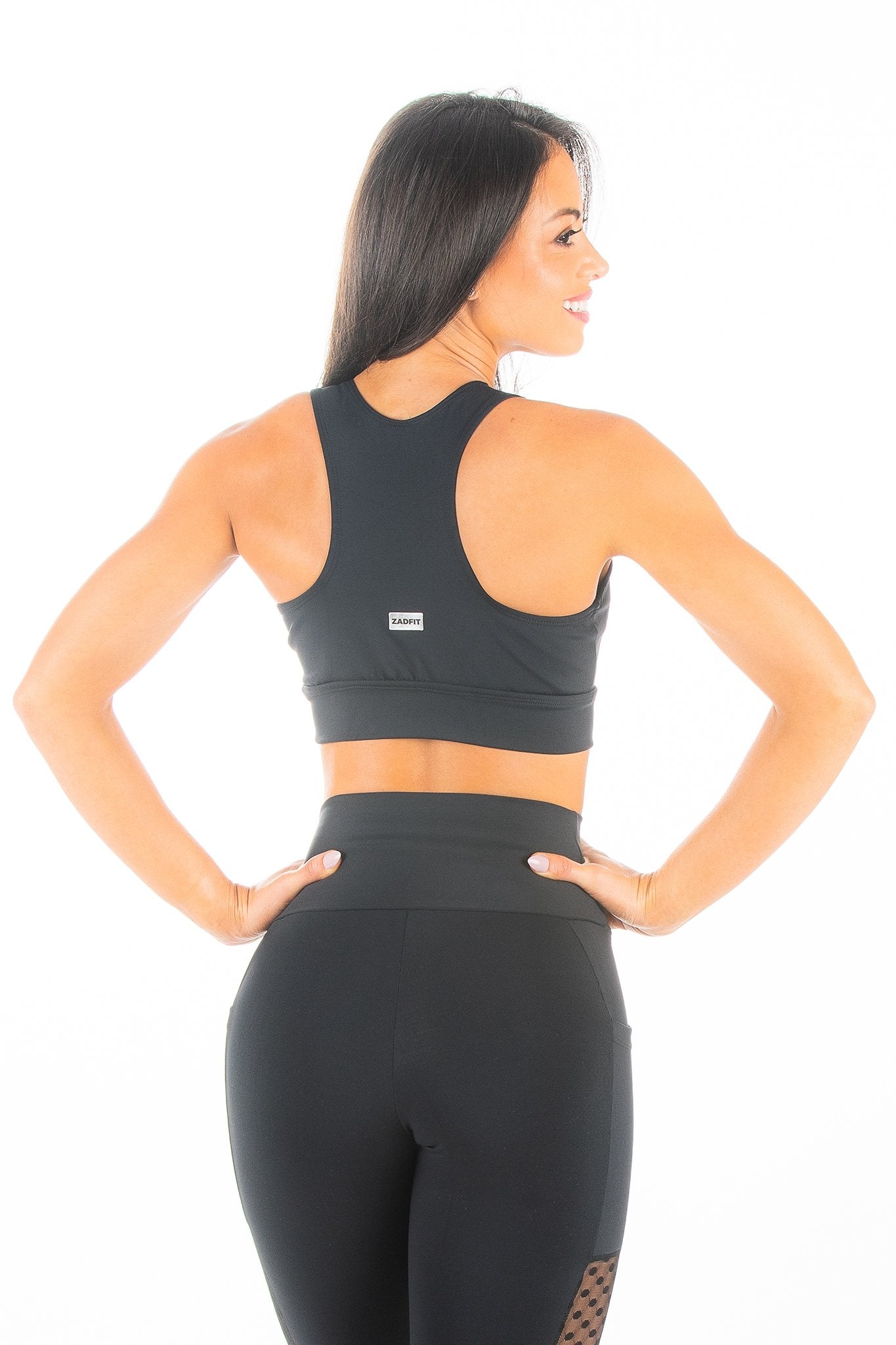Top Decote V Preto - ZADFIT
