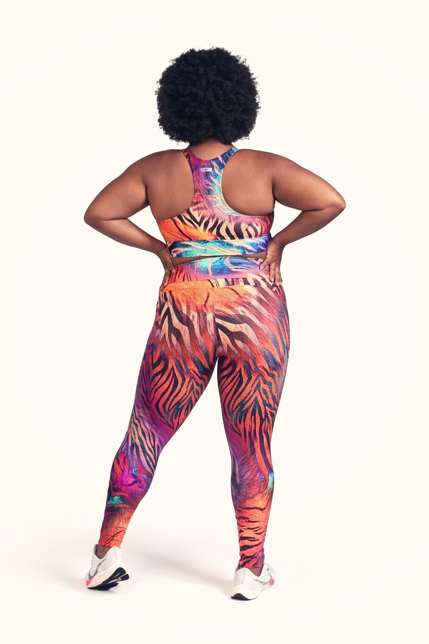 Top Tiras Trançadas Zebra Colorida - ZADFIT